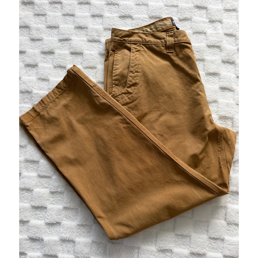 Mountain Khakis Mens Original Mountain Pant 38x30 Brown Duck Canvas Work Pants
